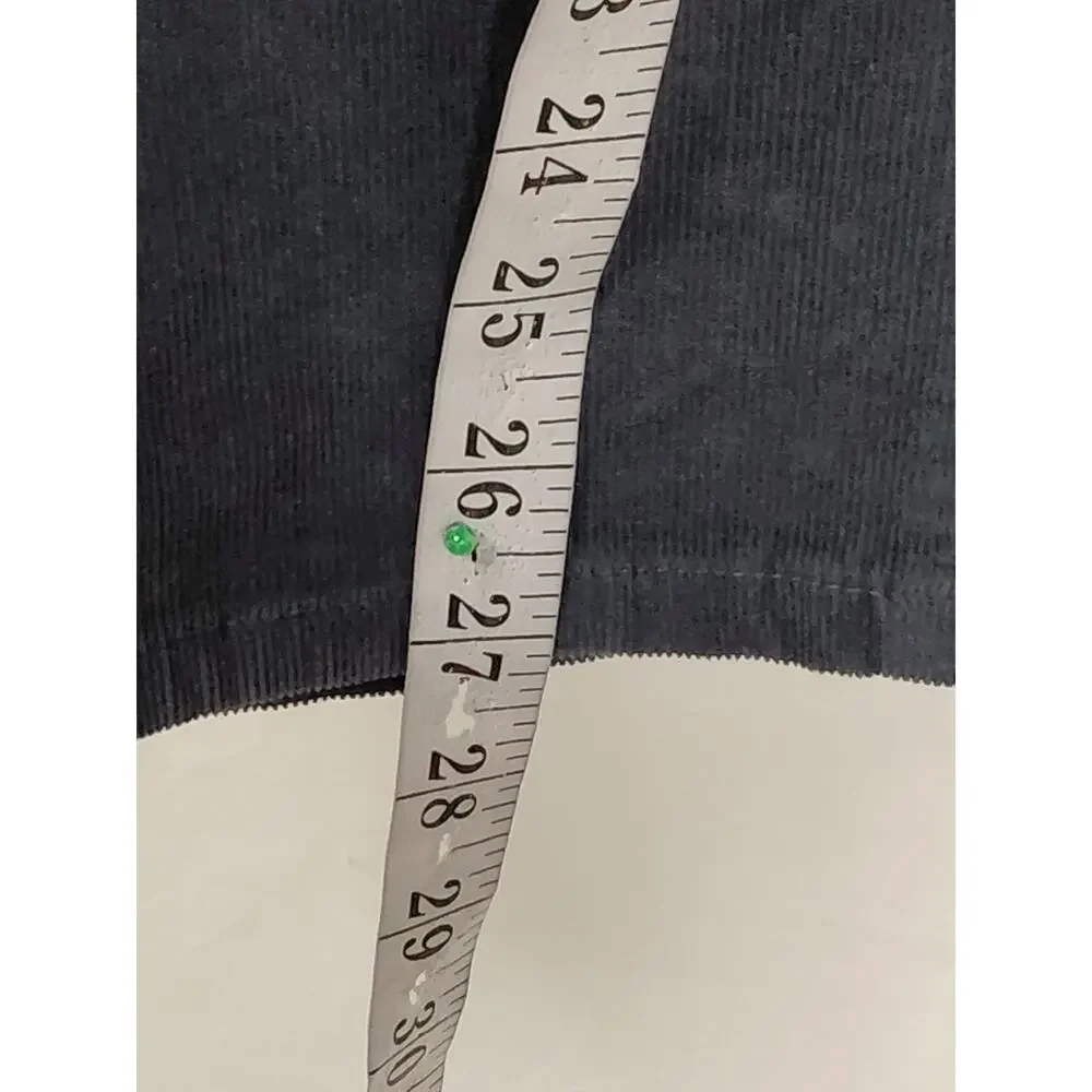 Faherty Brand Blue Corduroy 5-Pocket Pants Straight Men See Measurements